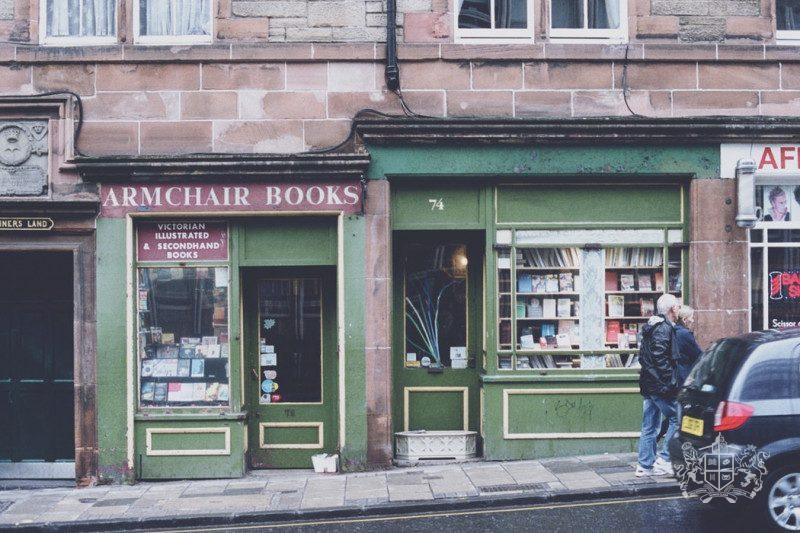 Armchair books in Edinburgh